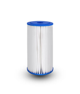 Pleated sediment removal filter